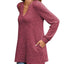 Slit Notched Pocketed Long Sleeve T-Shirt - Korvel
