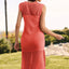 Slit Round Neck Sleeveless Sweater Dress - Korvel