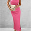 Slit Tube Midi Dress - Korvel