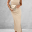 Slit Tube Midi Dress - Korvel