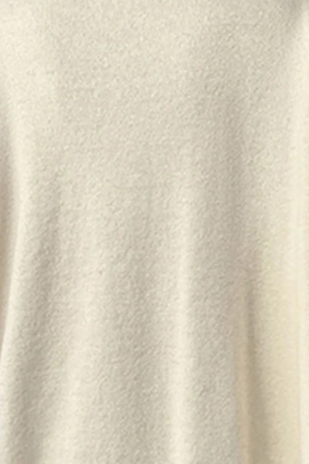 Slit V-Neck Dropped Shoulder Sweater - Korvel