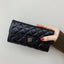 Elegant Small Folding Wallet with Diamond Embroidery