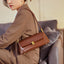 Small French baguette bag women's genuine leather net celebrity underarm bag summer French shoulder bag genuine leather women's bag - Korvel