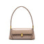 Small French baguette bag women's genuine leather net celebrity underarm bag summer French shoulder bag genuine leather women's bag - Korvel
