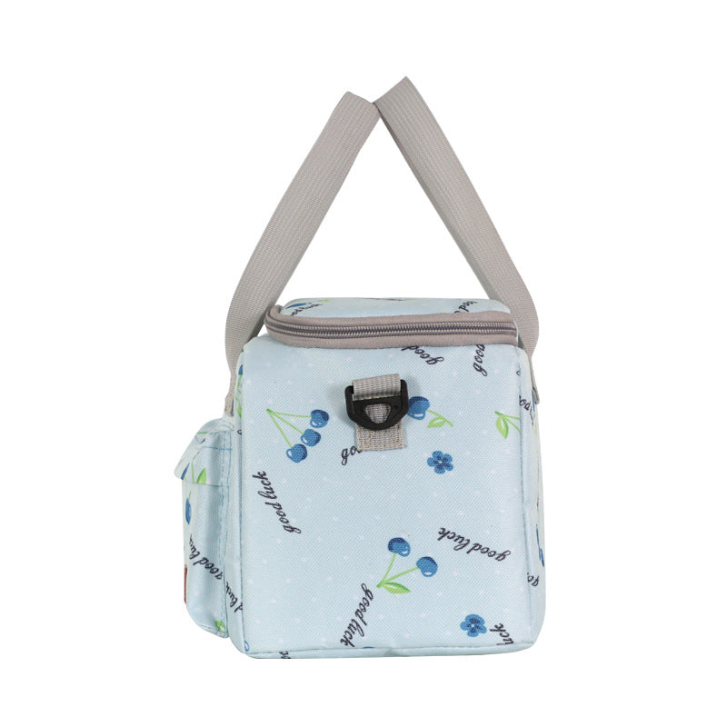 Small fresh fashion cute hand-held lunch box bag for women - Korvel