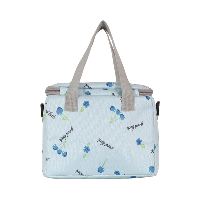 Small fresh fashion cute hand-held lunch box bag for women - Korvel