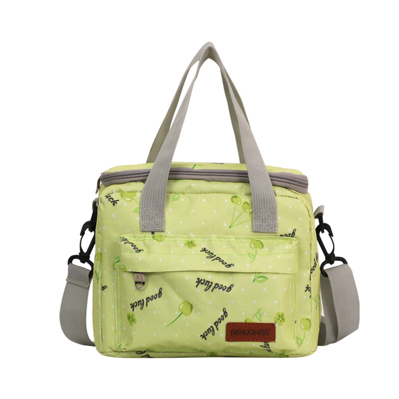Small fresh fashion cute hand-held lunch box bag for women - Korvel