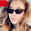 Small Leopard Cat Eye Sunglasses - Vintage UV Protection