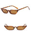 Small Leopard Cat Eye Sunglasses - Vintage UV Protection