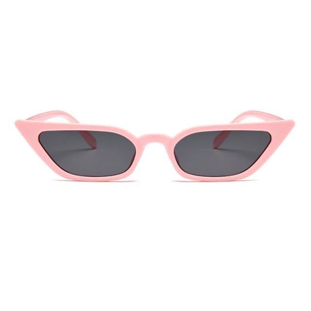 Small Leopard Cat Eye Sunglasses - Vintage UV Protection