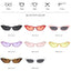 Small Leopard Cat Eye Sunglasses - Vintage UV Protection