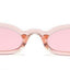 Small Leopard Cat Eye Sunglasses - Vintage UV Protection