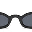 Small Leopard Cat Eye Sunglasses - Vintage UV Protection