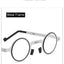 Lunettes de lecture rondes en métal pliables avec protection contre la lumière bleue