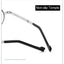 Lunettes de lecture rondes en métal pliables avec protection contre la lumière bleue