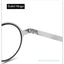 Lunettes de lecture rondes en métal pliables avec protection contre la lumière bleue