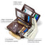 Smart Anti-Lost Wallet Men's Leather Wallet RFID Anti-theft Brush Coin Purse Bluetooth Link Multifunctional - Korvel
