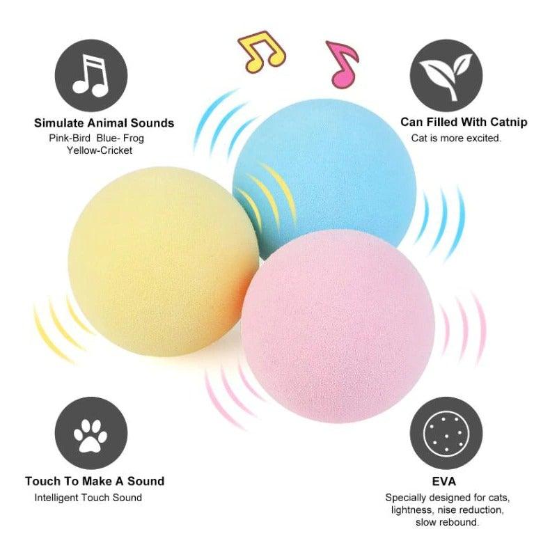 Balles en Peluche Interactives au Cataire pour un Temps de Jeu Engagé