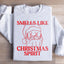 Sweatshirt Sentant l'Esprit de Noël