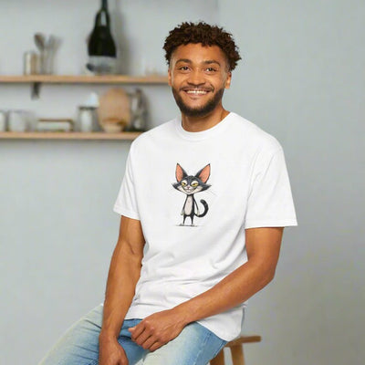 Camiseta Unisex Gato Sonriente | Camiseta Divertida y Estilosa