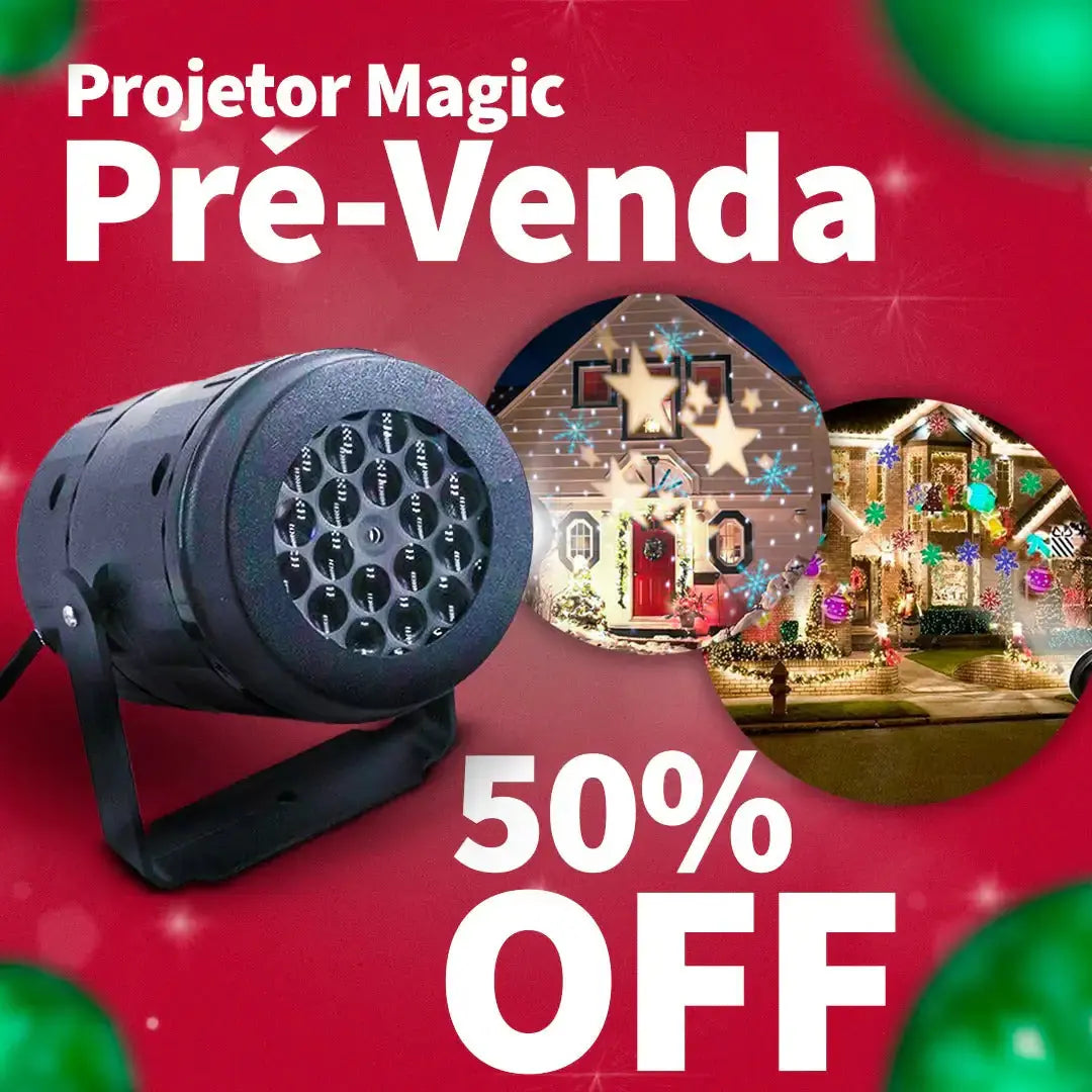 Proyector Mágico de Navidad - Decoración Encantadora para las Fiestas