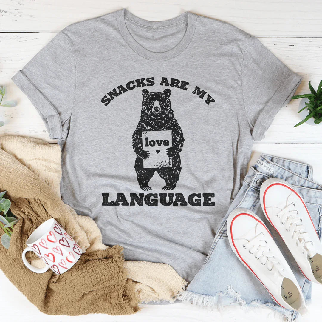 Camiseta Snacks Are My Language
