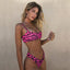 Conjunto de Bikini Elegante con Estampado de Serpiente para Mujeres