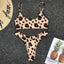 Conjunto de Bikini Elegante con Estampado de Serpiente para Mujeres