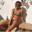 Conjunto de Bikini Elegante con Estampado de Serpiente para Mujeres