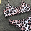 Conjunto de Bikini Elegante con Estampado de Serpiente para Mujeres