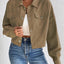 Snap Down Long Sleeve Jacket