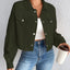 Snap Down Long Sleeve Jacket