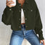 Snap Down Long Sleeve Jacket