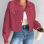 Snap Down Long Sleeve Jacket