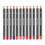 Ensemble de 12 crayons à lèvres mats étanches