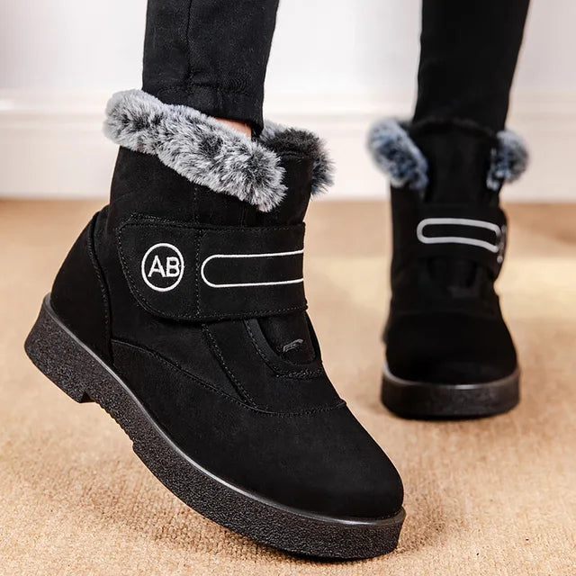Snow Boots Women Flat Shoes Woman Platform Boots For Women Fashion Keep Warm Shoes For Women New Plush Winter Boots Botas Mujer - Korvel