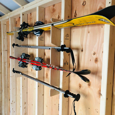 Premium Snow & Water Ski Storage Rack