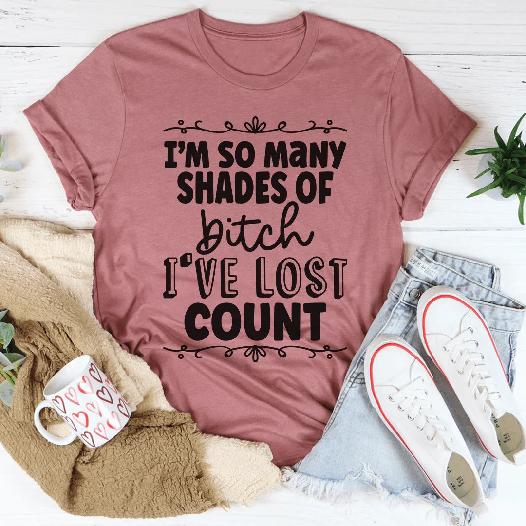 T-shirt Tant de Teintes