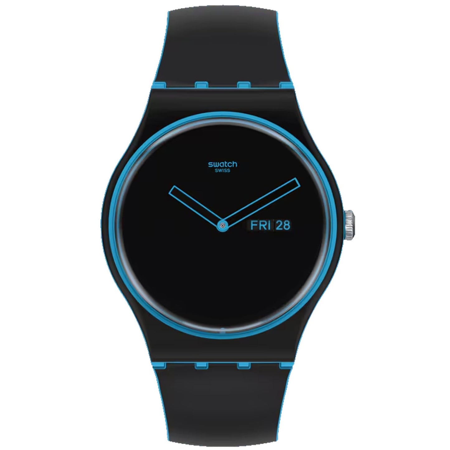 Swatch Men's Originals Monthly Drops Minimal Line Blue Watch