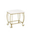 Ensemble de coiffeuse blanche élégante avec miroir et tabouret
