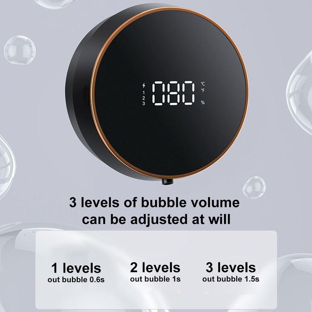 Distributeur de savon mural sans contact Premium