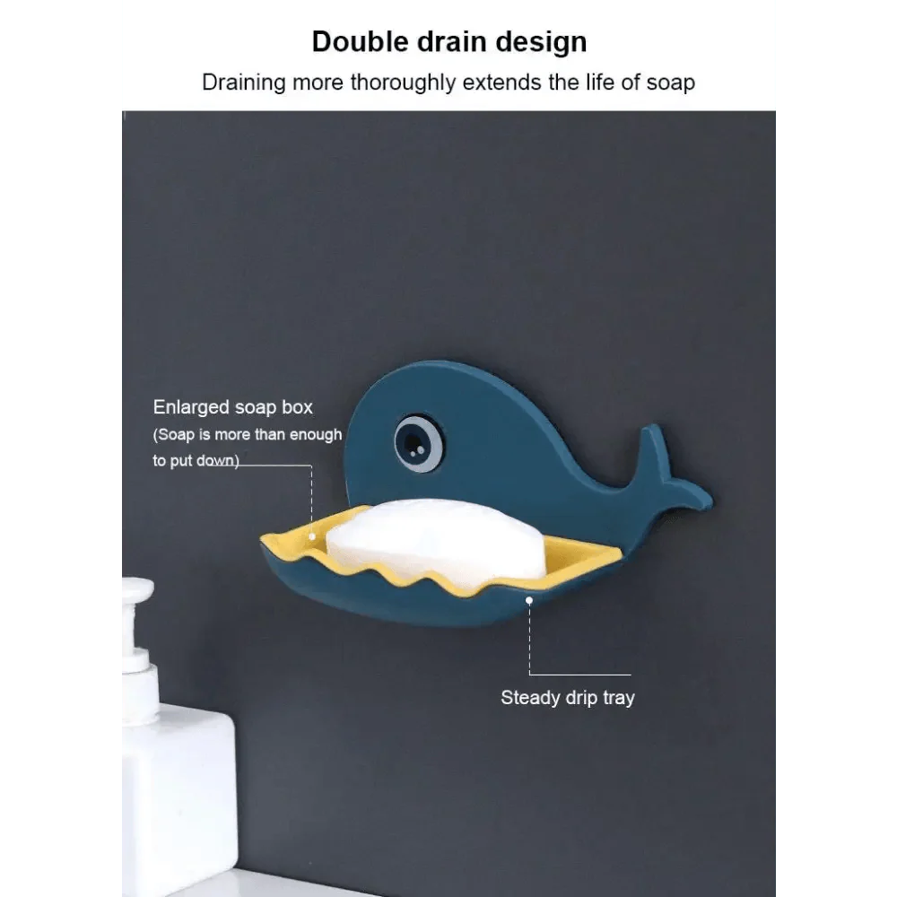 Distributeur de savon cartoon mignon - Monté au mur, sans perçage requis