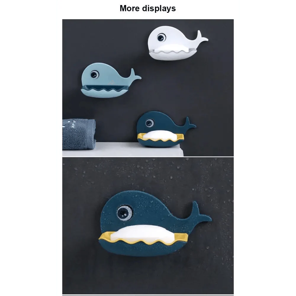 Distributeur de savon cartoon mignon - Monté au mur, sans perçage requis