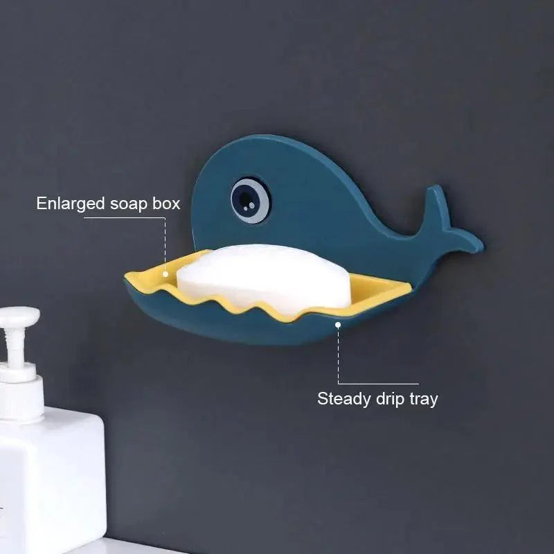 Distributeur de savon cartoon mignon - Monté au mur, sans perçage requis