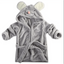 Robe de bain pour bébé avec visage d'animal en cartoon - Douce et confortable