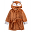 Robe de bain pour bébé avec visage d'animal en cartoon - Douce et confortable