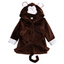 Robe de bain pour bébé avec visage d'animal en cartoon - Douce et confortable