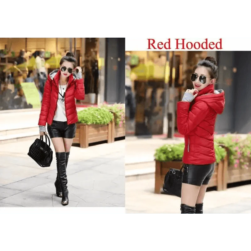 Cozy Women's Winter Jacket - Stylish Hooded Puffer Coat - Korvel