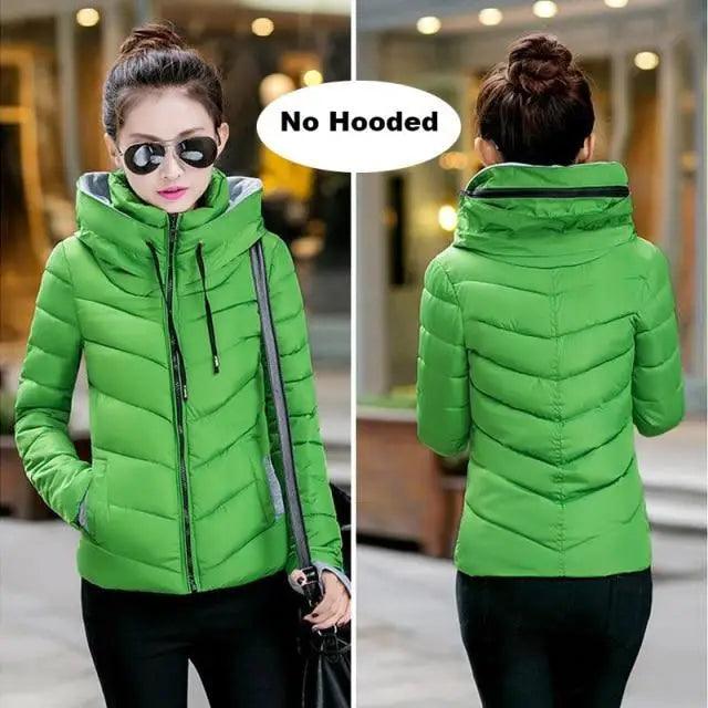 Cozy Women's Winter Jacket - Stylish Hooded Puffer Coat - Korvel