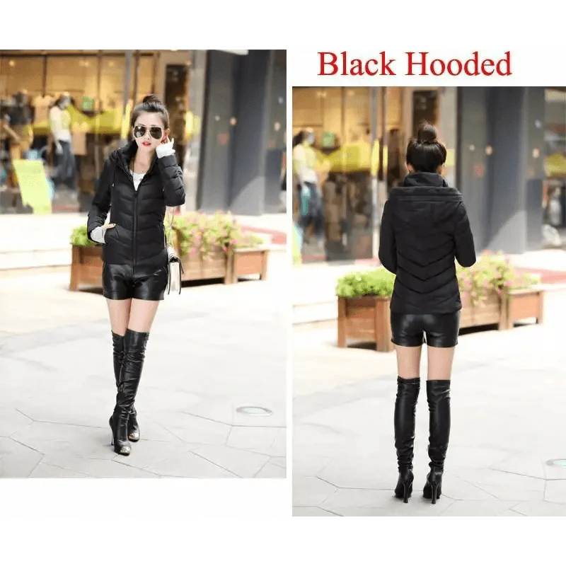 Cozy Women's Winter Jacket - Stylish Hooded Puffer Coat - Korvel